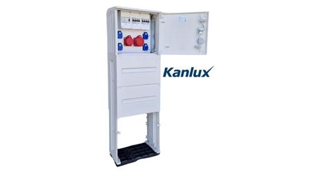 ROZDZIELNICA BUDOWLANA NA FUNDAMENCIE (4X2P+Z, 1X16A/5P, 1X32A/5P) KANLUX RB40x40-K40-00114W-F0-KANLUX-65882