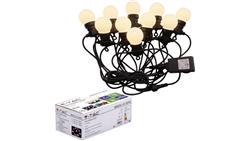 Girlanda ogrodowa, łańcuch o długości 5m / 10 x żarówek LED 0,5W 230V 300lm 3000K IP44 barwa ciepła WW V-TAC VT-70510-51956