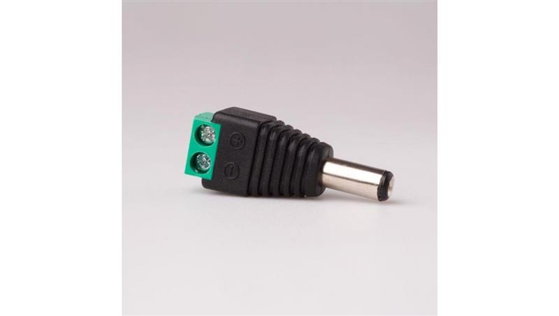 Wtyk DC 2.1/5.5 z szybkozłączem do taśm LED mono-36183