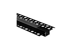 Profil GP02 podtynkowy czarny +klosz transp. 2m-55939