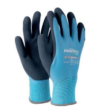 Rękawice nylonowe wodoodporne AQUA FOAM 8" Stalco Perfect Powermax