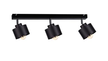 Spot nowoczesny 3xE27 SIMPLY BLACK-61050