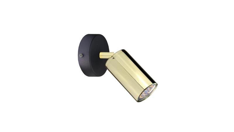 Kinkiet nowczesny 1xGU10 EYE BLACK GOLD-61051