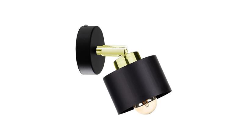 Kinkiet nowoczesny 1xE27 SIMPLY BLACK/GOLD-61056 Kinkiet nowoczesny 1xE27 SIMPLY BLACK/GOLD-61056