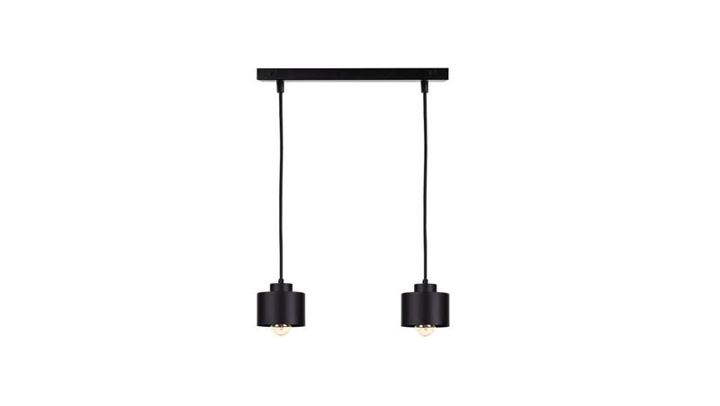 Lampa nowoczesa wisząca 2xE27 SIMPLY BLACK-61060