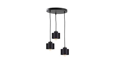 Lampa nowoczesna wisząca 3x E27 SIMPLY BLACK-61059