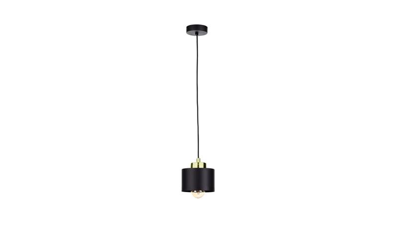 Lampa wisząca nowoczesna 1xE27 SIMPLY BLACK/GOLD-61070