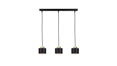 Lampa wisząca nowoczesna 3xE27 SIMPLY BLACK/GOLD-61073