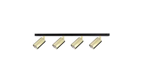 Spot nowoczesny 4xGU10 EYE BLACK GOLD-61078