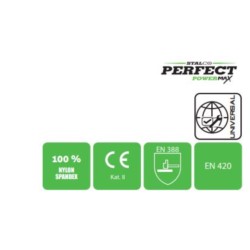 Rękawice nylonowe NITRILE FLEX DOTS 8" Stalco Perfect Powermax Rękawice nylonowe NITRILE FLEX DOTS 8" Stalco Perfect Powermax