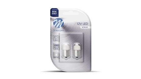 Żarówka r5w p21w led 12V m-tech LB033W-45786