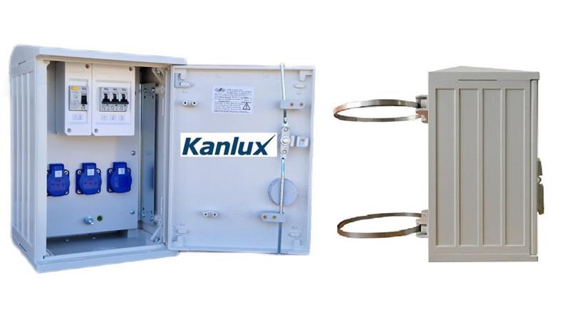 ROZDZIELNICA BUDOWLANA NA SŁUP (4X2P+Z) RB26x40-K40-00003W-S0-KANLUX-66960