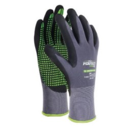 Rękawice nylonowe NITRILE FLEX DOTS 9" Stalco Perfect Powermax