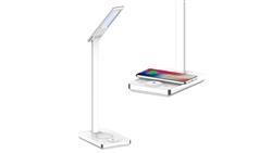 Lampka biurkowa 3w1 5W 560lm ładowarka indukcyjna WW barwa zmienna IP20 3000K-6500K V-TAC VT-7505-60051