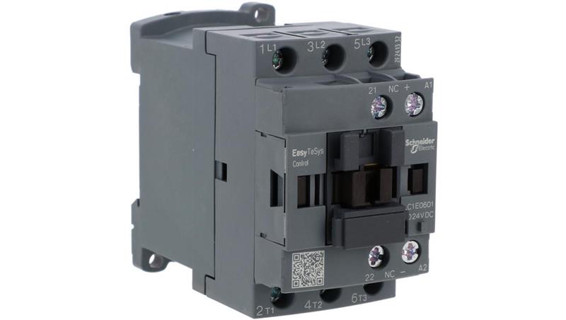 Stycznik mocy Easy TeSys Control AC-3, 6A, 3P (1NC), cewka 24V DC LC1E0601BD-12995