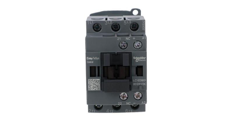 Stycznik mocy Easy TeSys Control AC-3, 9A, 3P (1NC), cewka 24V DC LC1E0901BD-15112 Stycznik mocy Easy TeSys Control AC-3, 9A, 3P (1NC), cewka 24V DC LC1E0901BD-15112