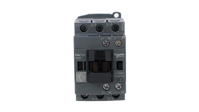 Stycznik mocy Easy TeSys Control AC-3, 12A, 3P (1NC), cewka 24V DC LC1E1201BD-16117
