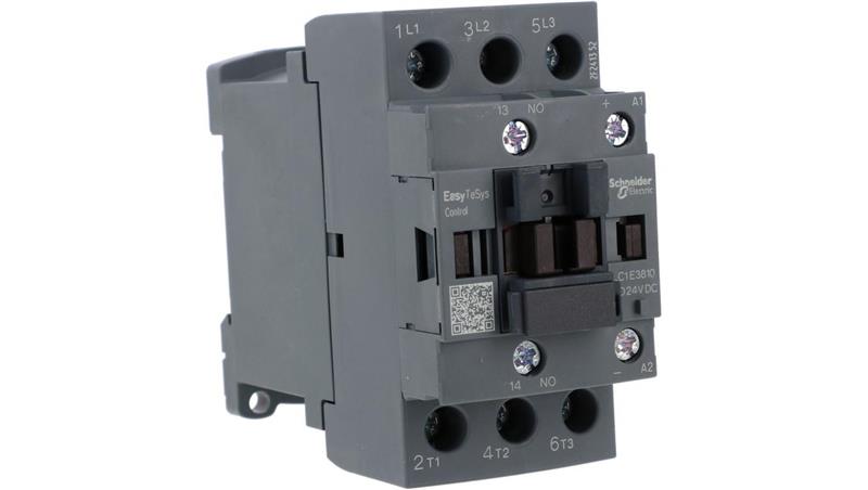 Stycznik mocy Easy TeSys Control AC-3, 38A, 3P (1NO), cewka 24V DC LC1E3810BD-20159