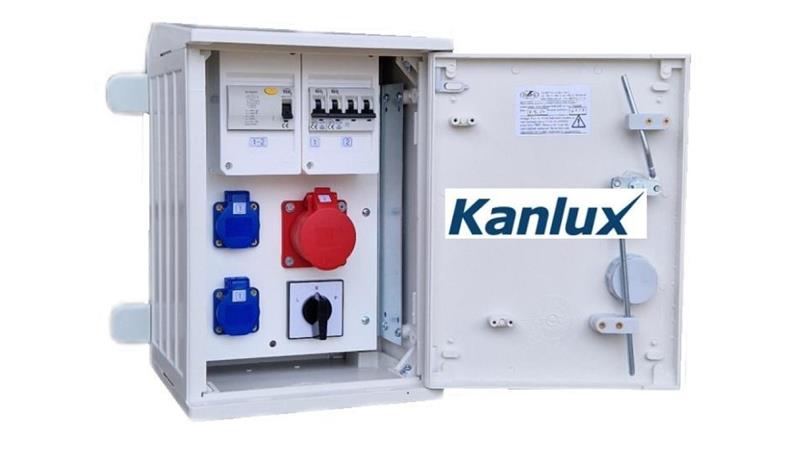 ROZDZIELNICA BUDOWLANA NA ELEWACJĘ KANLUX (2X2P+Z, 1X16A/5P) RB26x40 K40-00012W-LOP-E0-KANLUX-66961