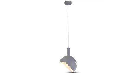 Lampa dekoracyjna wisząca aluminiowa szara regulowany kąt 1,2m E14 max 60W IP20 V-TAC VT-7100-60346