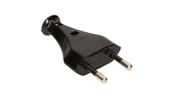 WTYCZKA PŁASKA 2 5A 250V CZARNY WT-1001 (ZN-11)-55254