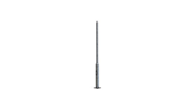 Słup stalowy kwadratowy oświetleniowy 4 metry-49844 Słup stalowy kwadratowy oświetleniowy 4 metry-49844