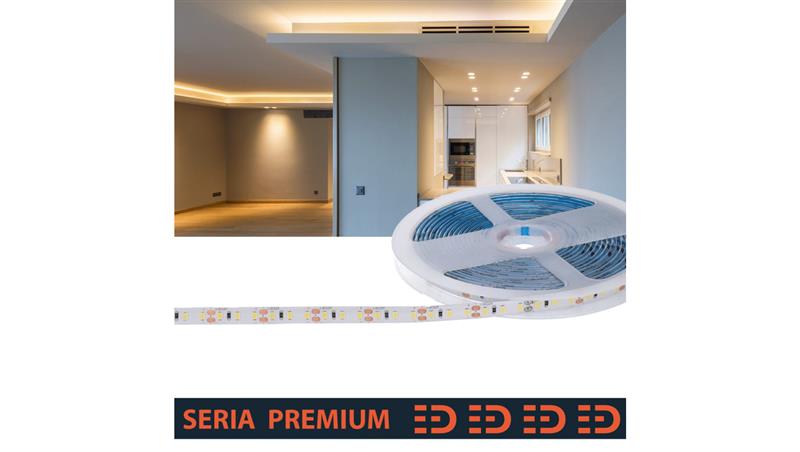 Taśma Premium IP63 12V 120led 3200K SMD2835 Ra90 (5)-59334