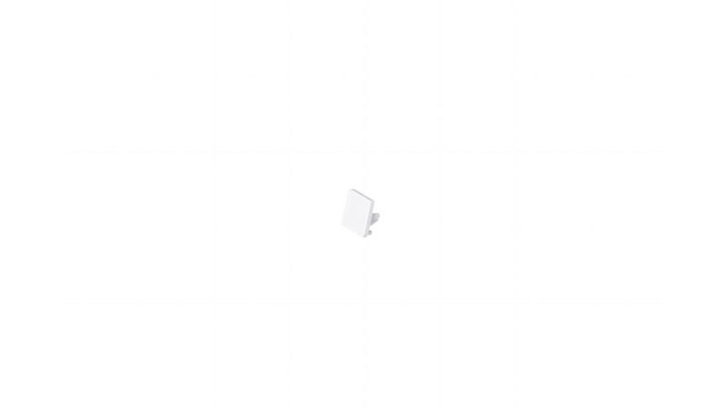 Zaślepka do profilu Corner Q szara-55998