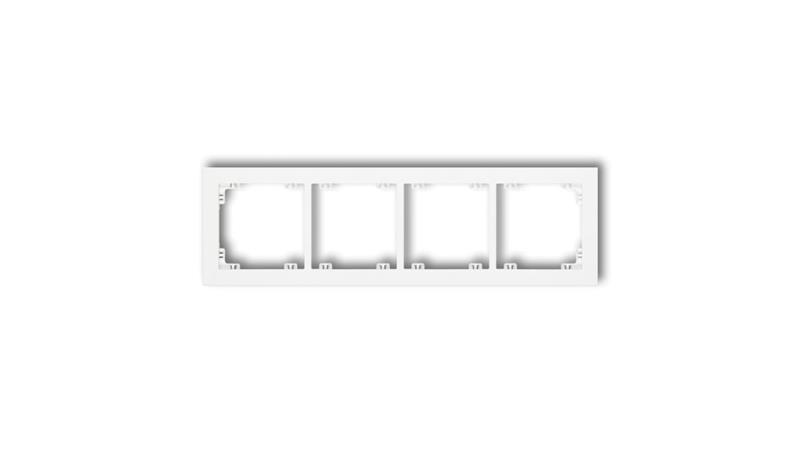 DECO BIAŁY RAMKA 4-KROTNA-55985