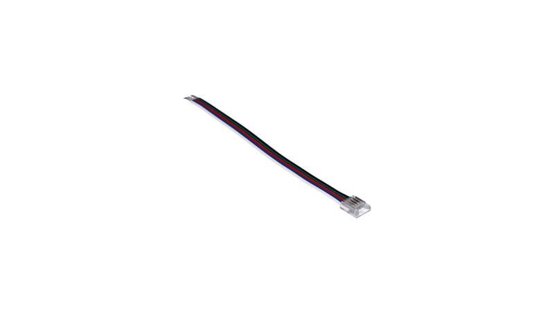 Złączka do taśmy led SMD/RGB+W kolor 10mm taśma-przewód 15cm-56012 Złączka do taśmy led SMD/RGB+W kolor 10mm taśma-przewód 15cm-56012