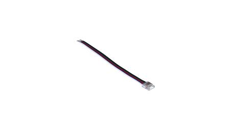 Złączka do taśmy led SMD/RGB+W kolor 10mm taśma-przewód 15cm-56012
