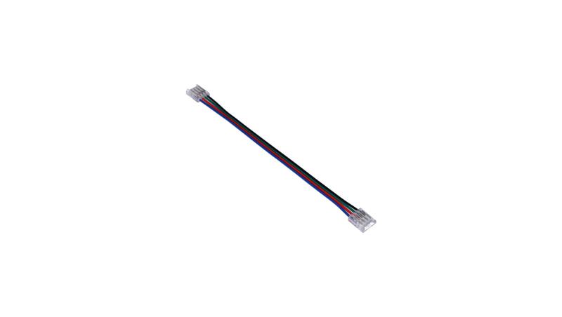 Złączka do taśmy led SMD/RGB kolor 10mm taśma-przewód 15cm-taśma-56009
