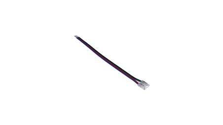 Złączka do taśmy led COB/RGB kolor 10mm taśma-przewód 15cm-56022