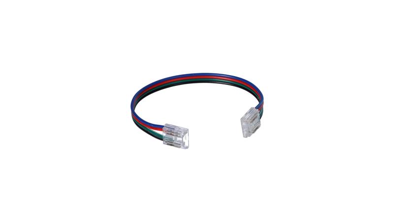 Złączka do taśmy led COB/RGB kolor 10mm taśma-przewód 15cm-taśma-55999