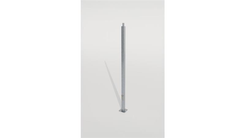 Słup stalowy kwadratowy jednolity oświetleniowy 3 metry-49862