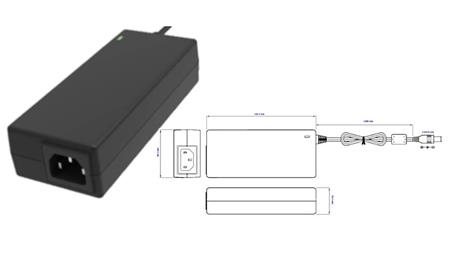 Biurkowy zasilacz impulsowy19V/4.73A/90W z wtykiem DC - 5.5x2.5mm-10320