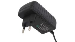 POSB09100A 9V/1A/9W Czarny, adapter horyzontalny, gniazdo AC:CEE7/16. wtyk DC:2.1/5.5(+)-10338