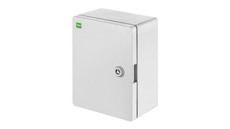 Industrial SR4 obudowa z tworzywa ABS 210x280x130 z płytą metalową IP65 szary 2760-00-68040