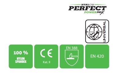 Rękawice nylonowe NITRILE FLEX FOAM 8" Stalco Perfect Powermax Rękawice nylonowe NITRILE FLEX FOAM 8" Stalco Perfect Powermax