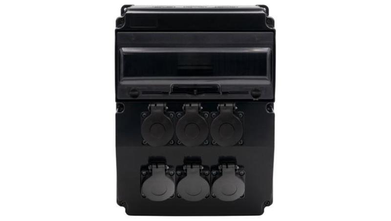 Rozdzielnica CAJA 12M SCENIC - gniazda 6x230V /12 modułów/-32072