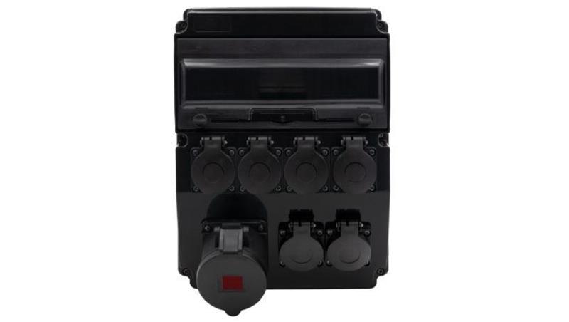 Rozdzielnica CAJA 12M SCENIC - gniazda proste 16A 5p, 6x230V /12 modułów/-32066 Rozdzielnica CAJA 12M SCENIC - gniazda proste 16A 5p, 6x230V /12 modułów/-32066