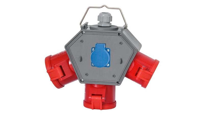 Rozdzielnica POLYBOX - gniazda 2x16A 5p, 32A 5p, 230V-32160