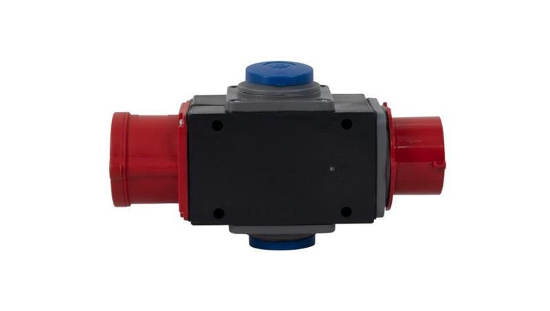 Rozdzielnica PARMA - wtyczka 32A 5p, gniazda 32A 5p, 2x230V-32150