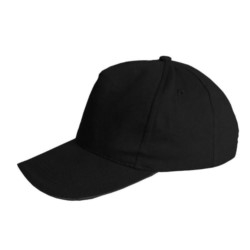 Czapka z daszkiem CAROL czarna Stalco