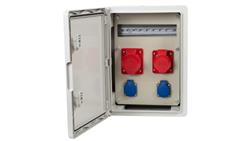 Rozdzielnica budowlana RB-300 12M - gniazda 16A 5p, 32A 5p, 2x230V, /12 modułów/-66983