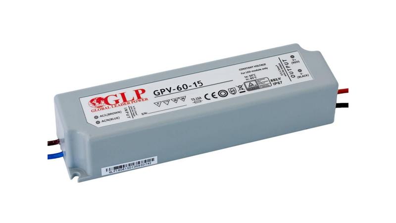 Zasilacz 15V/4A, CV, non-PFC, IP67 plastic-9314 Zasilacz 15V/4A, CV, non-PFC, IP67 plastic-9314