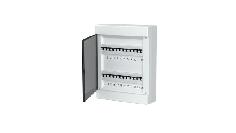 Rozdzielnica modułowa natynkowa plastikowa 2x12 IP40 C.1324-P-68070 Rozdzielnica modułowa natynkowa plastikowa 2x12 IP40 C.1324-P-68070