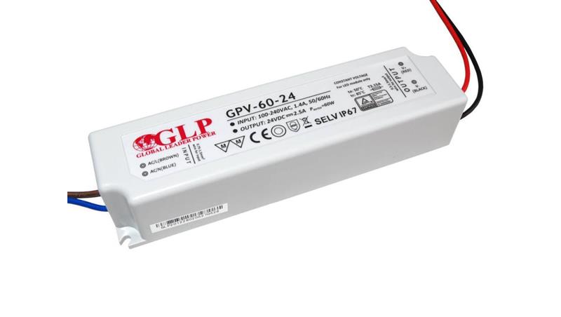 Zasilacz 24V/2.5A, CV, non-PFC, IP67 plastic case-9414