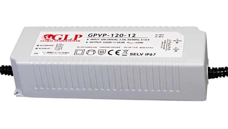 Zasilacz 24V/5A, CV, PFC, P67 plstic-9412