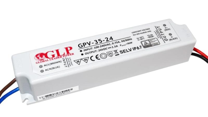 Zasilacz 36V/1A, CV, non-PFC, IP67 plastic,-9413 Zasilacz 36V/1A, CV, non-PFC, IP67 plastic,-9413
